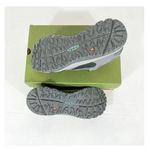 KEEN NWB Sz 9 Steel Grey/Ocean Wave Women's Terradora II Waterproof Hiking Shoes - Picture 3 of 6